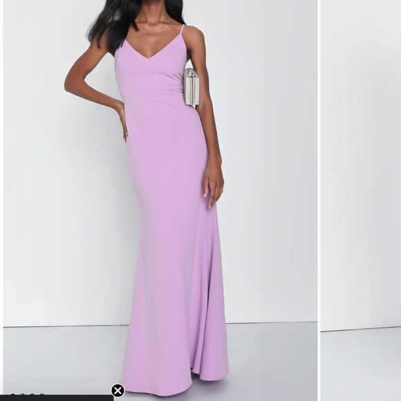 Lulus Infinite Glory Maxi Dress Lavender - Picture 9 of 9